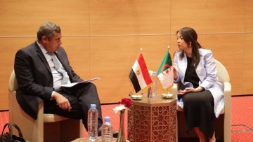 منصوري تستقبل نائب وزير الشؤون الخارجية لجمهورية مصر العربية