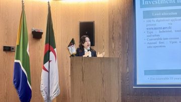 الوكالة الجزائرية للاستثمار تعرض فرص ومزايا الاستثمار ببلادنا في منتدى ببريتوريا