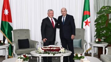 الرئيس تبون والملك الأردني يتبادلان الآراء حول الوضع السائد في العالم العربي والمستجدات في العالم