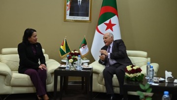 وزير الشؤون الخارجية يستقبل السفيرة والمندوبة الدائمة لدولة غويانا لدى منظمة الأمم المتحدة