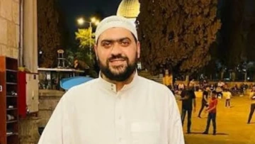 اعتقال سلطات الاحتلال الارهابية إمام المسجد الأقصى الشيخ محمد علي العباسي