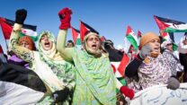 صورة معبرة عن الصحراوية لحقوق الإنسان تدين الممارسات التي تطال النساء الصحراويات بالمدن المحتلة