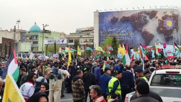 استمرار مسيرات يوم القدس العالمي بقوة في طهران رغم الاعتداء الأميركي-الصهيوني الذي استهدفها