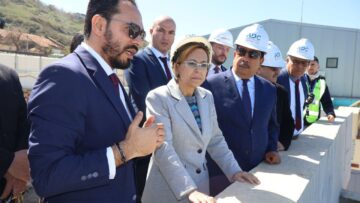 وزيرة البيئة وجودة الحياة في زيارة للمحطة الكبرى لتحلية مياه البحر فوكة 2
