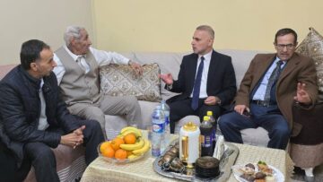 أبو عيطة يعايد عددًا من أبناء الجالية الفلسطينية المقيمة بالجزائر بمناسبة عيد الفطر