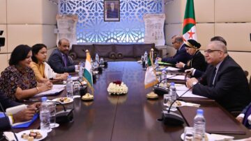 مقرمان يترأس أشغال الدورة السابعة للمشاورات السياسية الجزائرية-الهندية