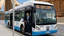 افتتاح خط جديد لنقل المسافرين 