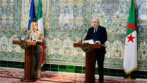 صورة معبرة عن بالفيديو.. رئيس الجمهورية يؤكد على الطابع الاستراتيجي للشراكة الجزائرية-الإيطالية