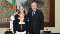 رئيس الجمهورية يهنئ البطلة الأولمبية كيليا نمور لتتويجها في منافسات كأس العالم للجمباز الفني بالقاهرة