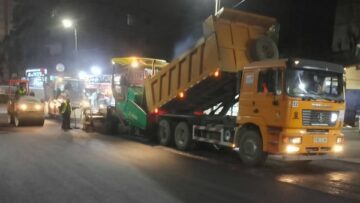 تزويد الاحياء بالشبكات قبل مباشرة تصليح الطرقات بحسين داي