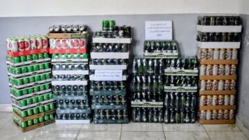 توقيف مروجي المشروبات الكحولية بدون رخصة بالبيض 