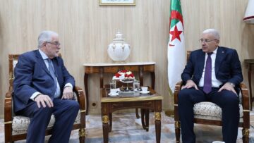 بوغالي يستقبل عميد مسجد باريس شمس الدين حفيظ