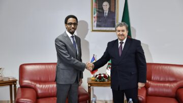 وزير الاتصال يستقبل نظيره التشادي