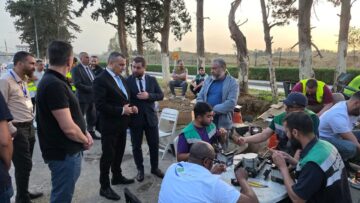 زروقي يقف ميدانيا على عملية الإصلاح