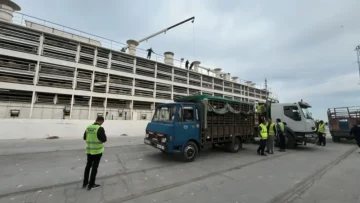 رسو باخرة محملة ب 14500 رأس غنم قادمة من رومانيا بميناء مستغانم