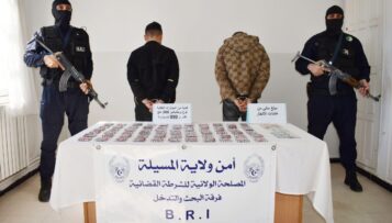 توقيف شخصين وضبط 900 كبسولة من المؤثرات العقلية
