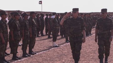 رئيس الأركان العامة يشرف على تخرج دفعة جديدة من مقاتلي جيش التحرير الشعبي الصحراوي