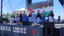 صورة معبرة عن تحت شعار “الصحراء الحرة” : مدريد تحتضن مهرجانا تضامنيا مع القضية الصحراوية