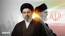 صورة معبرة عن المرشد الإيراني: شعبنا صنع ملحمة أمام جيشين إرهابيين