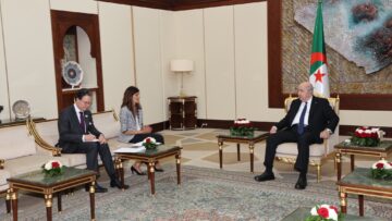 رئيس الجمهورية يستقبل الوزيرة المنتدبة المكلفة بقدامى المحاربين لدى وزيرة الجيوش الفرنسية