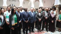 حيداوي وتاشريفت يشرفان على استقبال شباب الجالية الوطنية المشاركين في “قافلة الذاكرة الوطنية”
