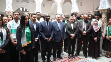 حيداوي وتاشريفت يشرفان على استقبال شباب الجالية الوطنية المشاركين في “قافلة الذاكرة الوطنية”