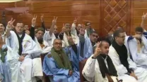 صورة معبرة عن مجموعة “أكديم إزيك” يشرعون في إضراب إنذاري عن الطعام