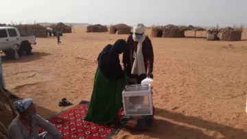استكمال التحضيرات الخاصة بانطلاق عملية التصويت عبر المكاتب المتنقلة