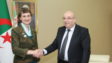 قويدري يتباحث آفاق التعاون مع المديرة العامة للوكالة الدولية لبحوث السرطان