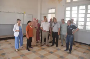 معاينة مراكز اجراء الانتخابات التشريعية بباب الواد