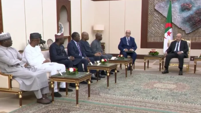 رئيس الجمهورية يستقبل وزيري قطاع المحروقات لكل من نيجيريا والنيجر الشقيقتين