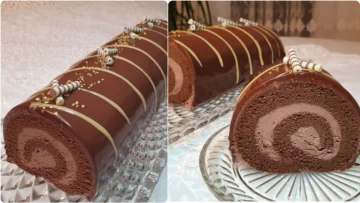 سويس رول بالشوكولاتة